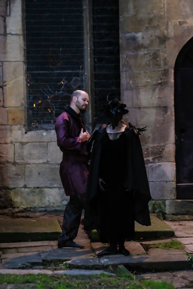 Catherine Frowd stars in Moth Sanctuary Productions 'Edgar Allan Poe: Master of the Macabre' at Cheltenham Literature Festival 2016. 